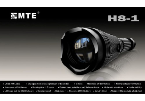 Светодиодный фонарь MTE H8-1S